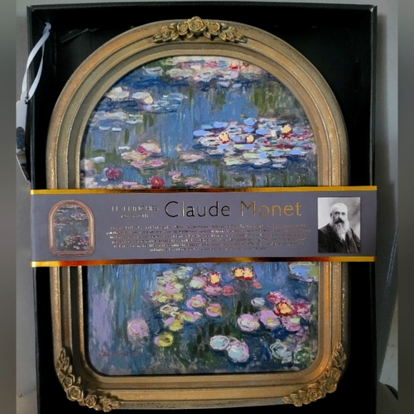 Brand new 11 x 14 Claude Monet painting vintage frame artwork